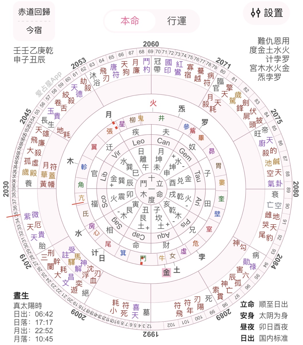 Birth chart — nine-figure fortune case